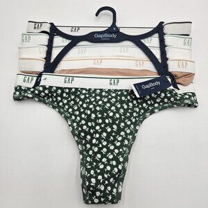 Gap - Gapbody Women’s Cotton thong underwear panites 5 Pack Size Small
